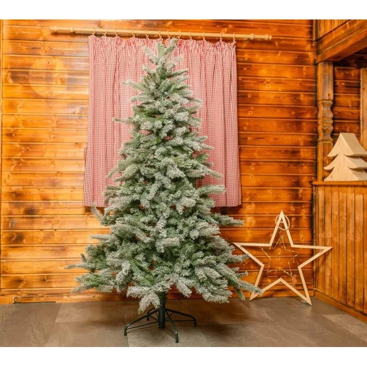 Evergreen Künstlicher Weihnachtsbaum Frost Fichte – Bild 3