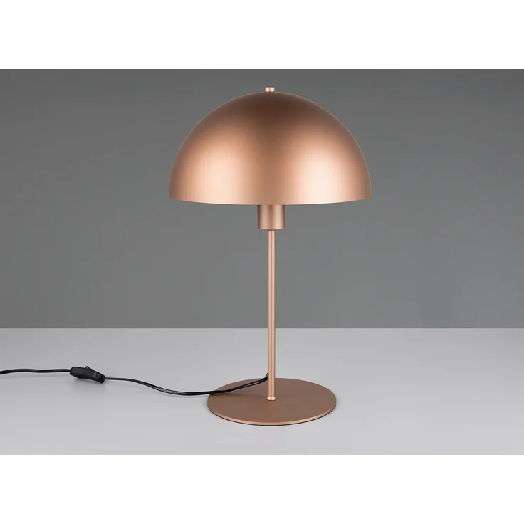 Große LED Tischleuchte aus Metall Coffee in Pilzform, Höhe 45cm – Bild 1