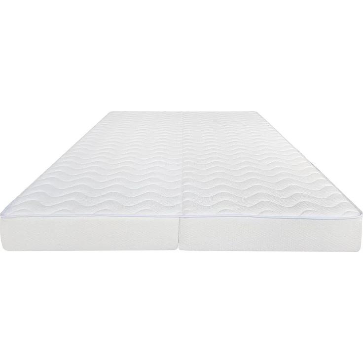 Vente-unique - ROOMIE Matratze Stoff Weiß - B 130 cm x H 16 cm x L 190 cm – Bild 4