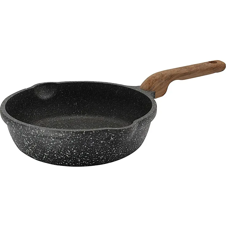 Karl Krüger Aluguss-Pfanne 28 cm TEXAS mit Ausgiess-Vorrichtungen / Schmorpfanne