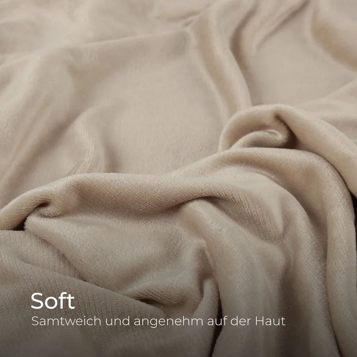 Bettwäsche Cashmere Touch Beige / Taupe 80x80+135x200 cm – Bild 4