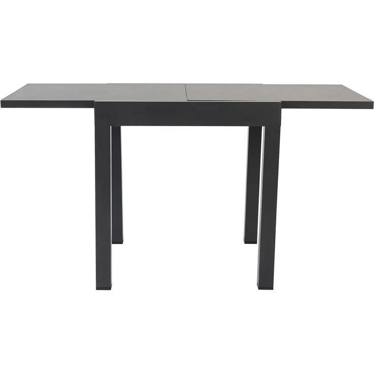 Outdoor Gartentisch DALLAS, Ausziehbar, Anthrazit, Aluminium, PSPC, B 72/144 x H 76 x T 72 cm – Bild 3
