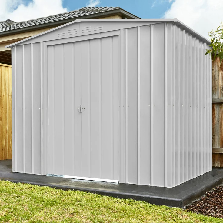 Globel Gerätehaus "Gartenmanager Dream" 86, silber metallic – Bild 1
