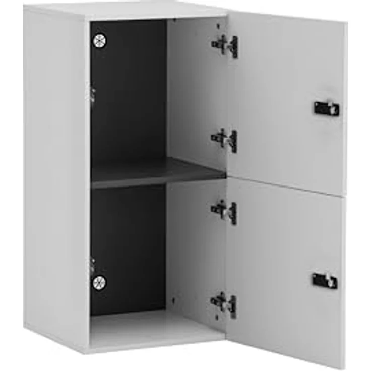 Schildmeyer Locked Spind Schrank Set Dial 702027 mit Zahlenschloss, Holzwerkstoff, mattweiß – Bild 8