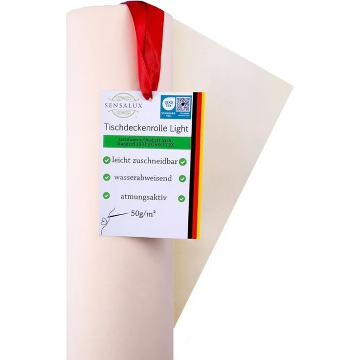 Sensalux Tischdecke Sensalux light Tischdeckenrolle 1,10m x 25m creme – Bild 4