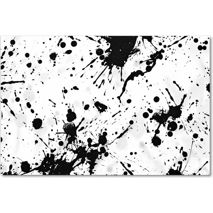 Primedeco Teppich Küchenteppich Farbkleckse PVC rutschfest abwaschbar Läufer, Rechteckig, Höhe: 3 mm, Pflegeleicht & Wasserabweisend – Bild 3