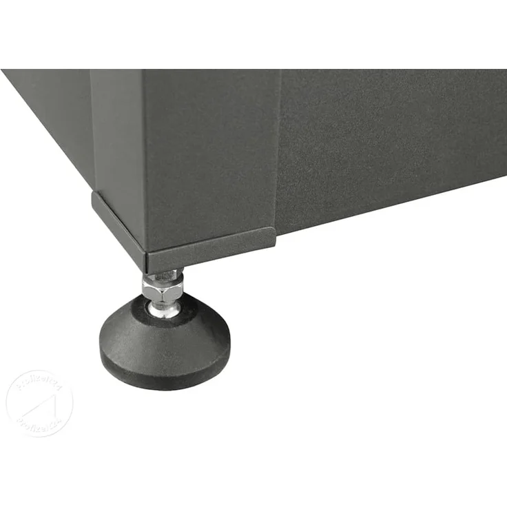 GFP PRIMEYARD® Gartenbox 132 x 64 x 72 cm Aufbewahrungsbox Auflagenbox Gartentruhe Metall anthrazit wasserdicht – Bild 4