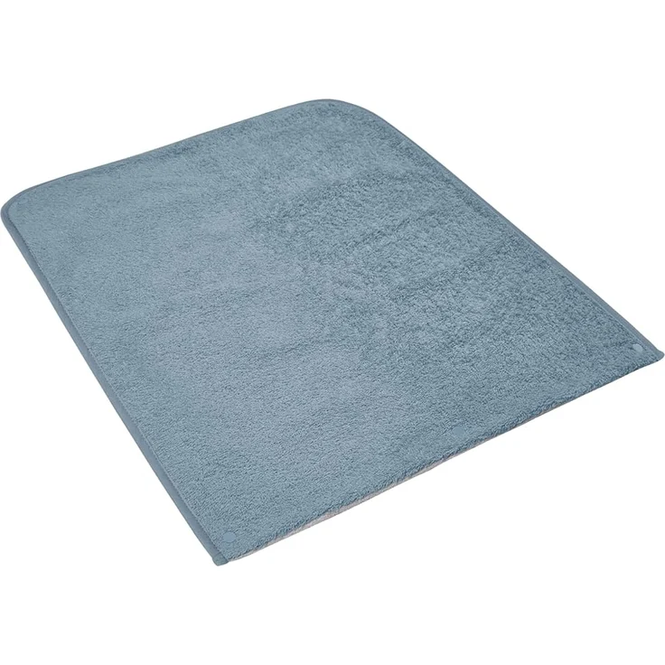 Sterntaler Frotteeauflage Wickeltisch zum Wechseln - Wickelauflagenbezug aus saugfähigem Baumwollfrottee - waschbar und wasserundurchlässig -Wickeltischauflagenbezug mit Druckknöpfen, blau – Bild 3