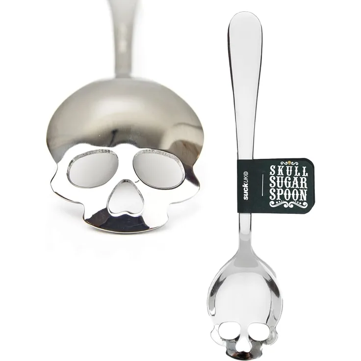SUCK UK Totenkopf-Teelöffel Sugar Skull
