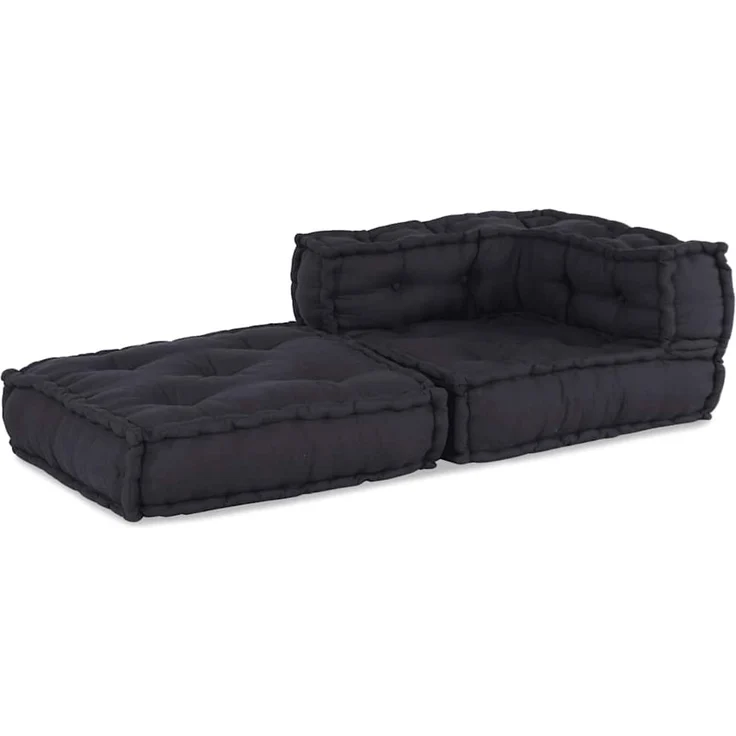 vidaXL Modulares Sofaelement Anthrazit 70x70x54 cm Stoff 4019025 – Bild 3