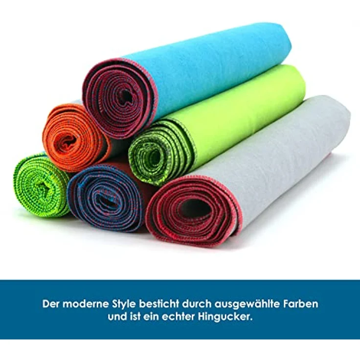 SETEX Sporthandtuch SETEX Sporttuch aus Evolon®, Evolon® (1-St), Komfort & Haltbarkeit: Hypoallergenes Evolon® - sanft zur Haut – Bild 6