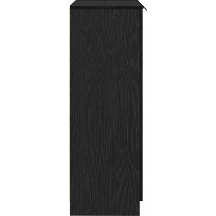 vidaXL Schuhschrank mit Regal Schwarz Eichen-Optik 59 x 35 x 100 cm 862102 – Bild 6