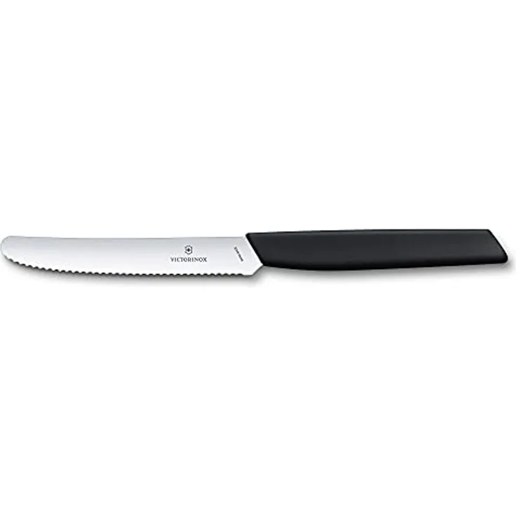 Victorinox Swiss Modern Tomato and Table Knife, Wellens, 11 cm, Black