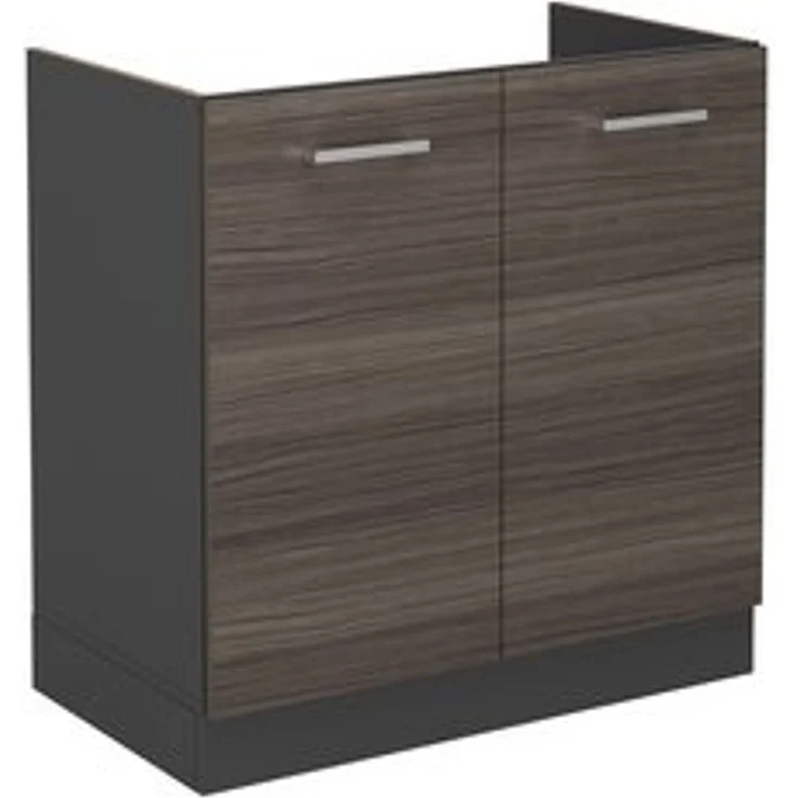 Spülenunterschrank R-Line Edelgrau 80 cm ohne Arbeitsplatte Vicco – Bild 6