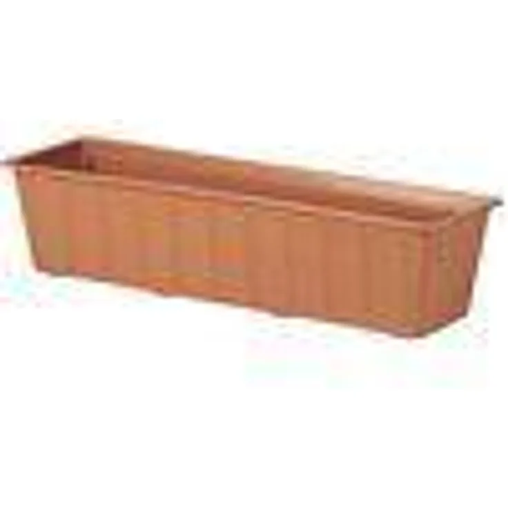 Ebert 77108 Universal-Blumenkasten Super aus Kunststoff, 100 cm, terra (1 Stück)