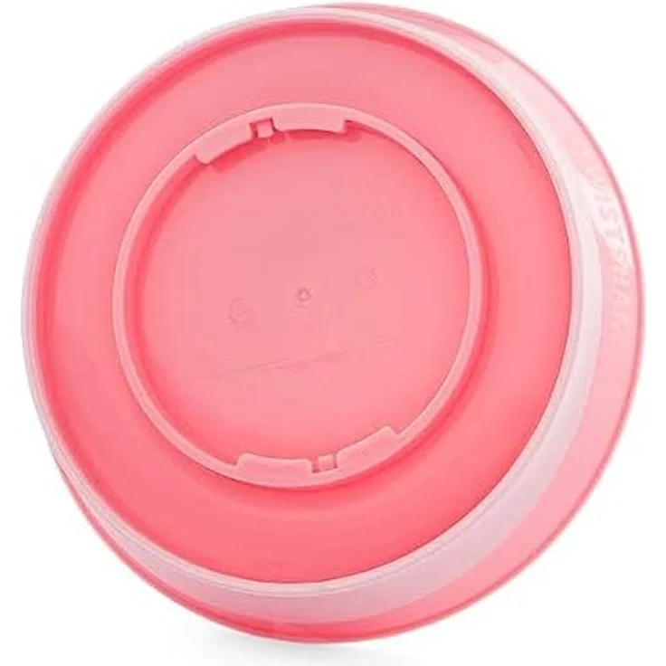 Twistshake Baby Teller | Babyteller mit luftdichtem Deckel | BPA-freier Baby-Entwöhnungsteller | 3 Teile Essenstrainingsteller | 6 Monate+ Baby-Futterteller | Neugeborenen-Essentials | Rosa – Bild 7