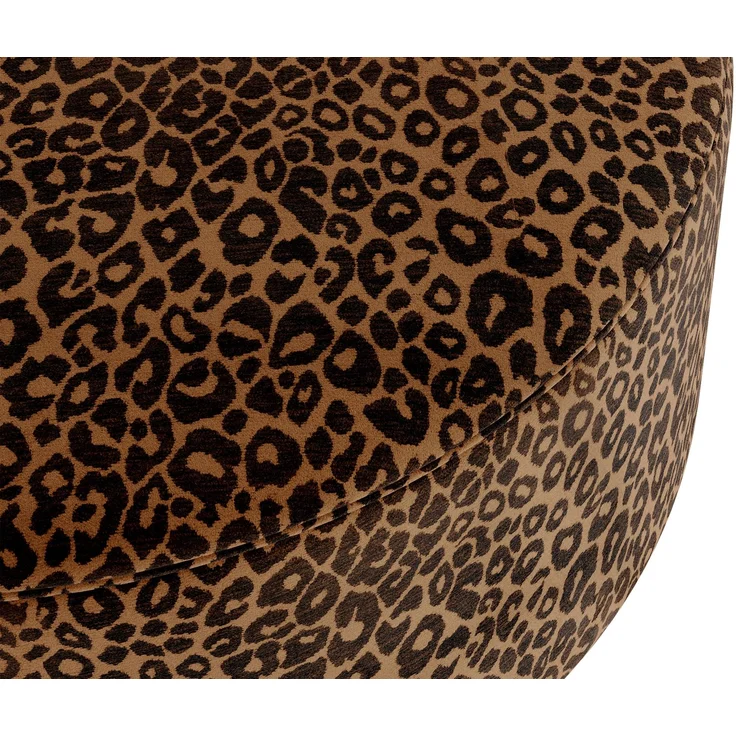Micadoni Pouf Dia 40cm Chenille Wild Honig – Bild 4