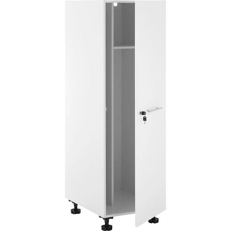 XORA 'PRIMUS' Küchenschrank, Holznachbildung weiß, 50 x 162 x 68 cm, verstellbare Füße – Bild 6