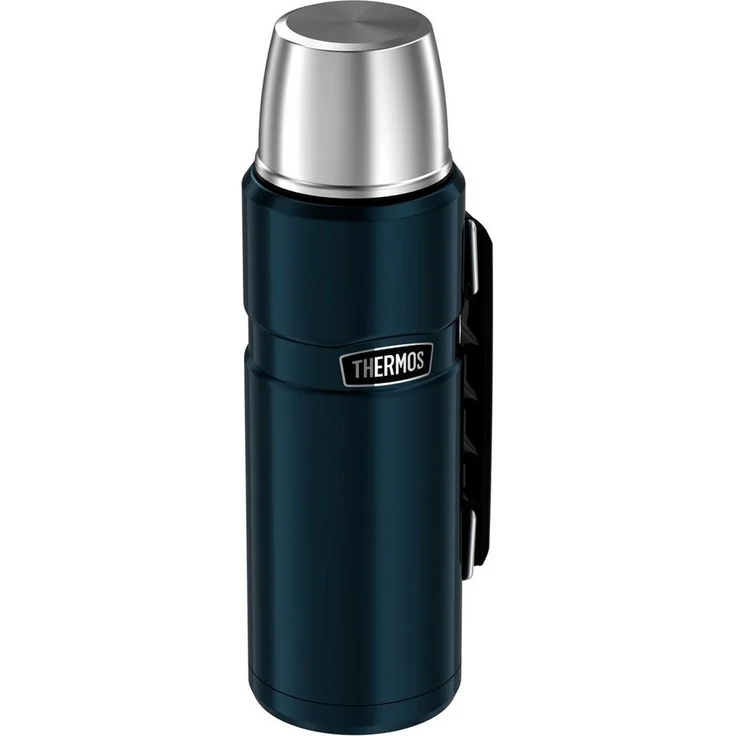 THERMOS STAINLESS KING Thermosflasche ice grey 1,20l - Edelstahl, absolut dicht, mit Trinkbecher und Griff, 24h heiß & 24h kalt, spülmaschinenfest, BPA-frei – Bild 2