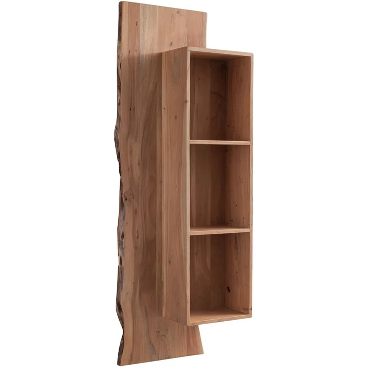 Wandregal Akazie 50x22x147 natur lackiert PURE ACACIA #101 – Bild 1