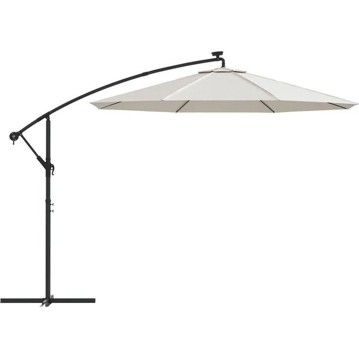 vidaXL Ersatzbezug für Ampelschirm Sandweiß 300 cm 313804 – Bild 4