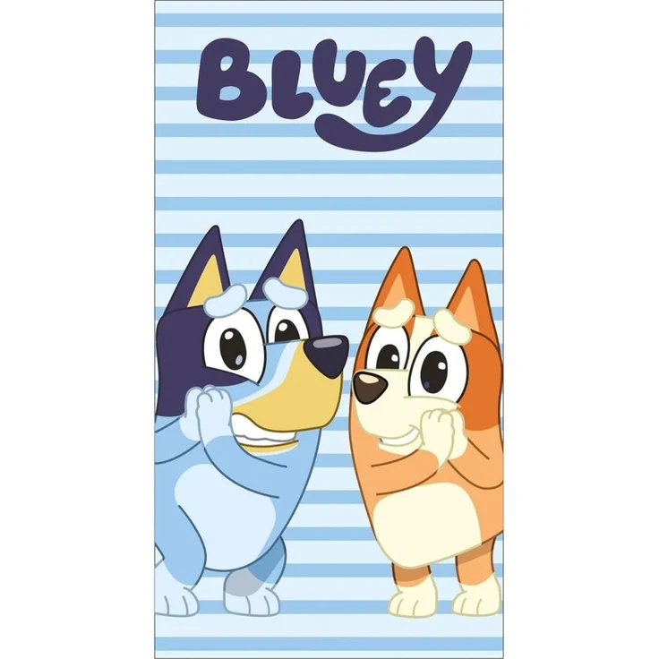 Bluey Bingo Handtuch Kinder Strandtuch Badetuch Mädchen 70x140 cm – Bild 1