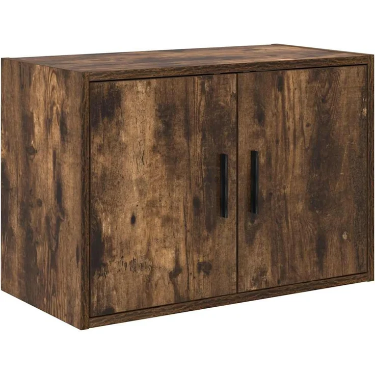 vidaXL Garagen-Wandschrank Räuchereiche Holzwerkstoff 860651 – Bild 1
