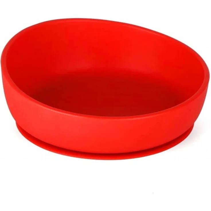 Doidy Cup/Doidy Bowl Schüssel/Teller für Kinder rot