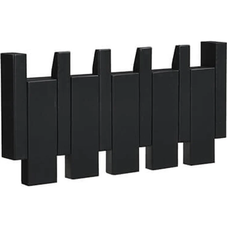 HOME DELUXE Garderobenleiste PORTE Schwarz - 32 x 15 cm – Bild 3