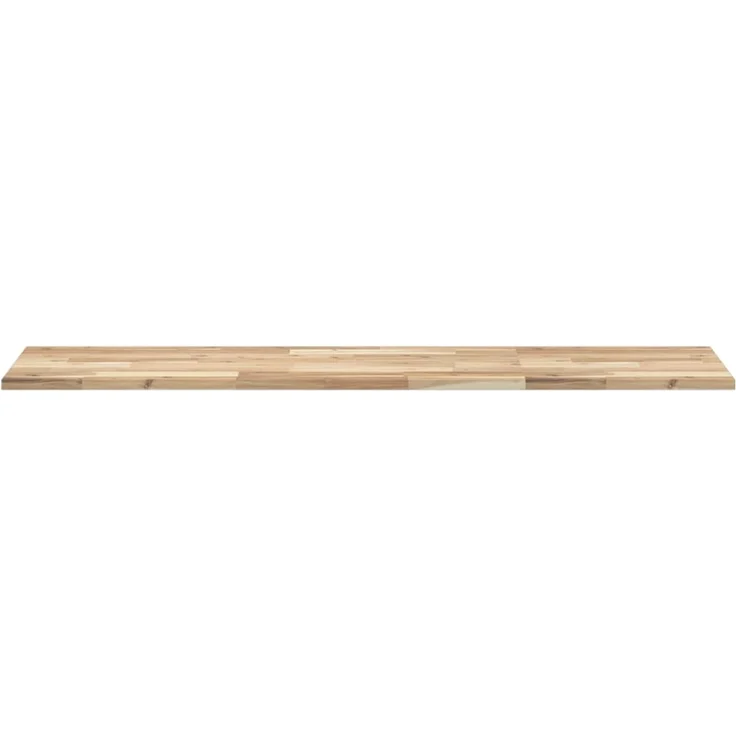 Schweberegal 2 pcs, Bücherregal Wand, Wandregal 140x40x2 cm Massivholz Akazie Unbehandelt – Bild 4