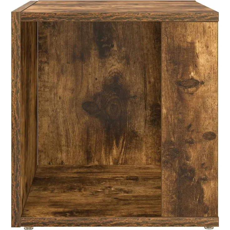 Beistelltisch | Couchtisch Räuchereiche 33x33x34,5 cm Holzwerkstoff – Bild 5