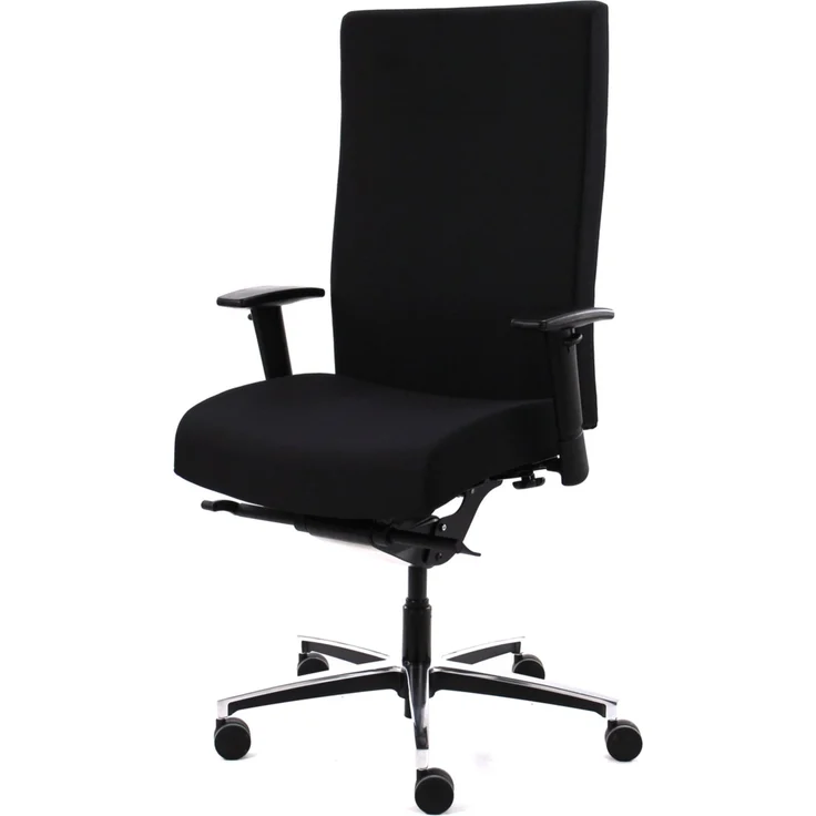 Bisley Titanos Schwerlast Chefsessel Bürostuhl 200kg Belastbarkeit in schwarz - PC Stuhl mit Armlehne, Lordosenstütze, Drehstuhl mit Rollen für Schreibtisch, Office & Gaming - Ergonomisch XXL, Titanos-733 – Bild 1