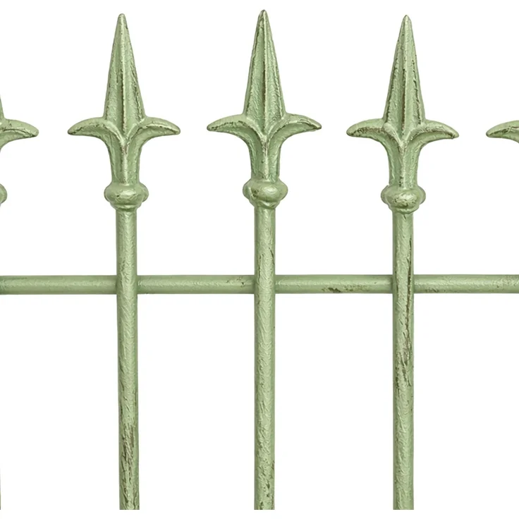 Rankgitter FREYA 2er Set - 50x0,7x100cm, Metall, Antik-Grün | Rankhilfe Kletterpflanzen Gartendekoration – Bild 6