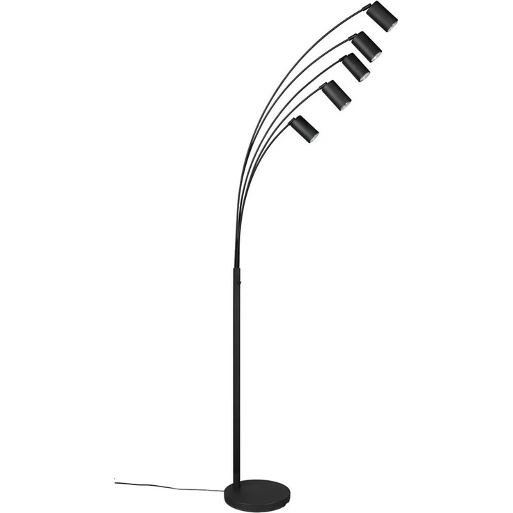 LED Bogenlampe Schwarz 5flammig dimmbar, 200cm groß – Bild 2