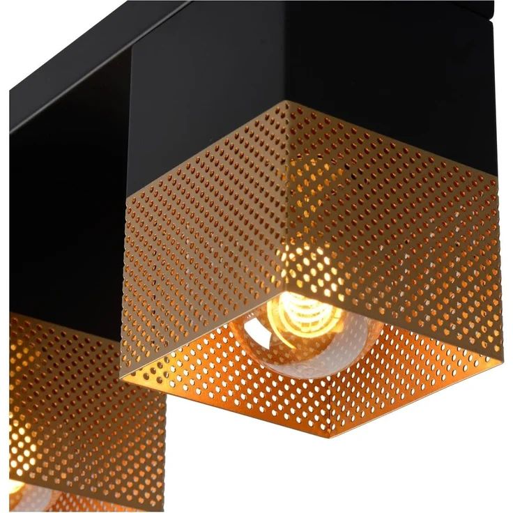 Lucide RENATE - Deckenleuchte - 3xE27 - Mattes Gold / Messing19142 – Bild 2