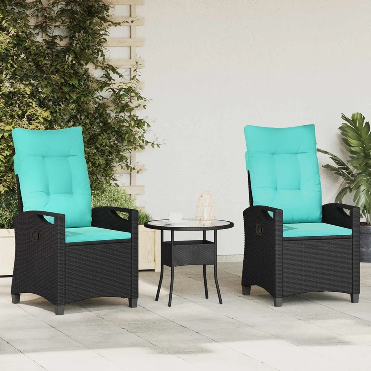 vidaXL Gartenstuhl 56 x 64 x 94 cm Stahl 42026838 – Bild 1
