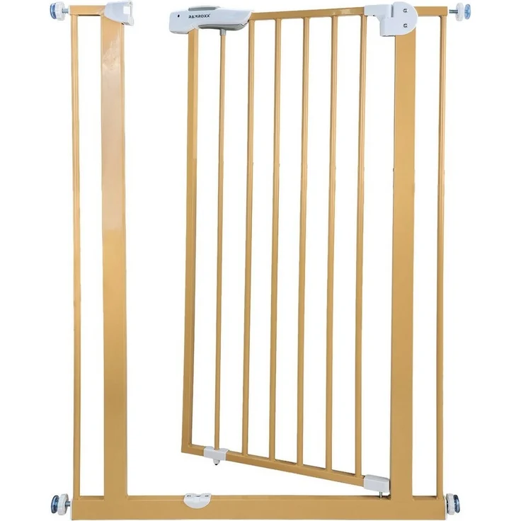 Absperrgitter Treppenschutzgitter beige für 75-85cm Durchgang 110cm Hoch – Bild 3