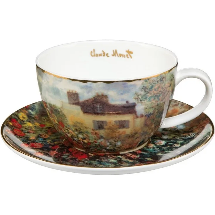 Goebel Das Künstlerhaus - Tee-/Cappuccino Tasse Artis Orbis Claude Monet Bunt Fine Bone China