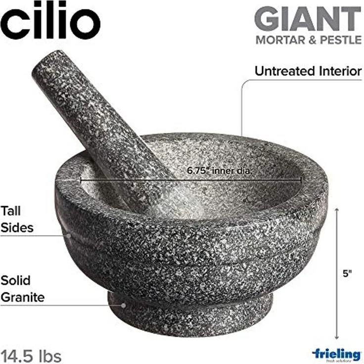 Cilio Gigant Granit-Mörser Ø 21,0 cm – Bild 2
