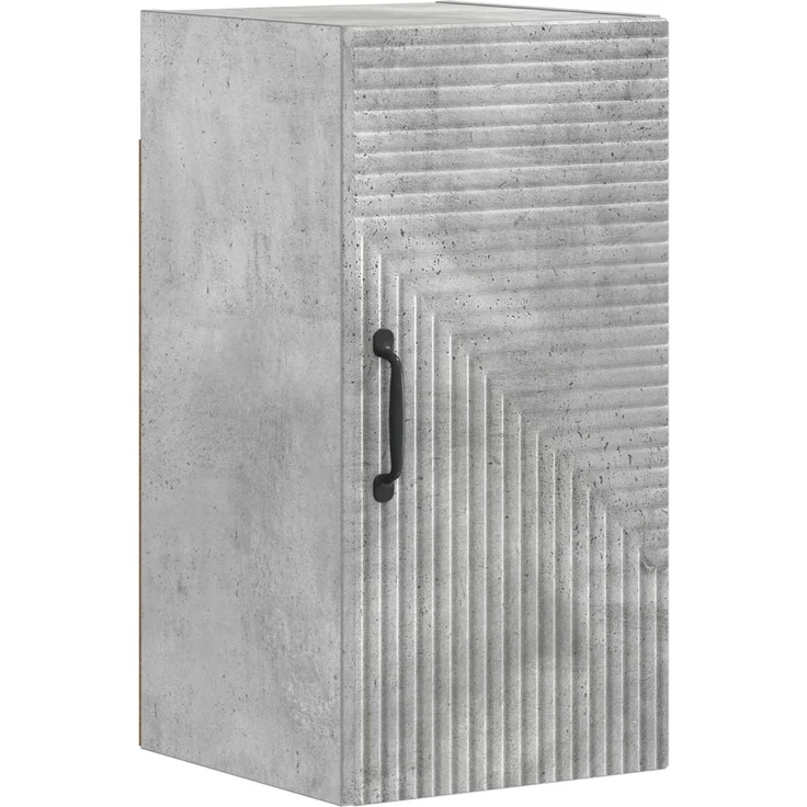 vidaXL 4-teiliges Badezimmer-Schrank-Set HAARLEM Betongrau 3417939 – Bild 3