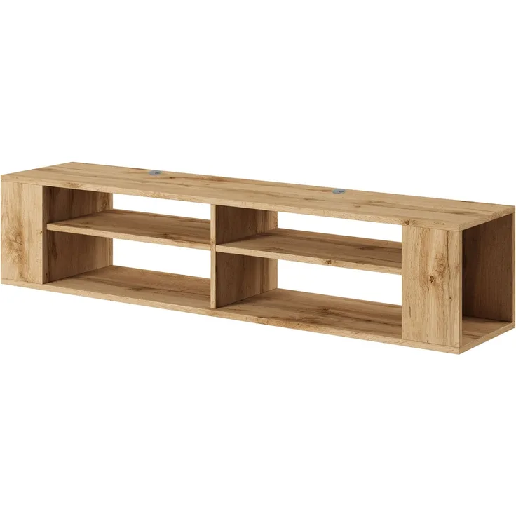 Selsey 'Wall' TV-Schrank mit 4 Fächern, Holzoptik Eiche , 140 cm