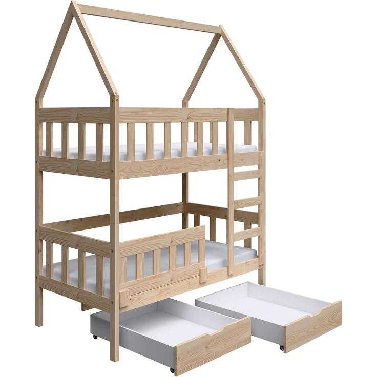 Selsey 'Vistena' Kinderbett mit Bettkasten, Kiefer, 75x180 cm – Bild 1