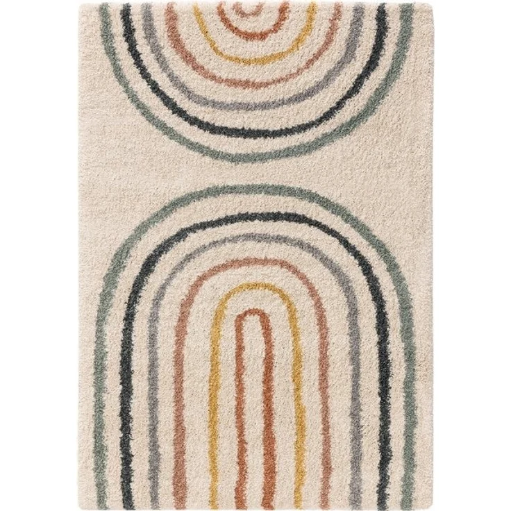 benuta Kinderteppich Gobi, rechteckig, Höhe: 21 mm, Kunstfaser, Berber, Ethno-Style, Wohnzimmer – Bild 4