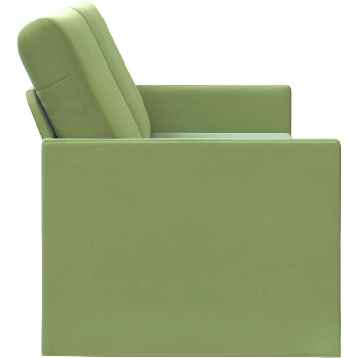 vidaXL 3-Sitzer Sofa Hellgrün 220 x 81 x 82 cm Samt (V) 42041156 – Bild 3