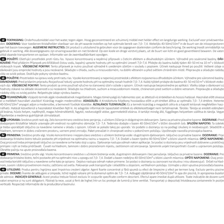 Steinbach | Poolpflege Starter-Set | Chlorgranulat 1 kg + Kristallklar flüssig 1 l | Perfektes Set zur Reinigung und Wartung | Ideal zur Erstdosierung und Schockbehandlung – Bild 8