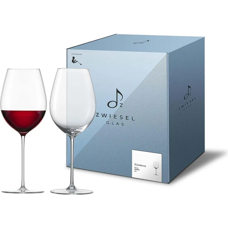 Zwiesel Glas 2 Stück Rioja Rotweinglas Enoteca handgefertigt· spülmaschinenfest· Handwäsche 122083