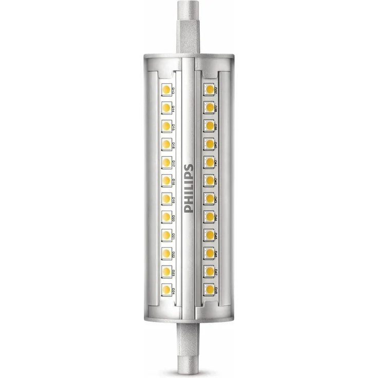 Philips LED R7s 118mm Leuchtmittel 14W 2000lm 3000K warmweiss dimmbar 2,9x2,9x11,8cm – Bild 4
