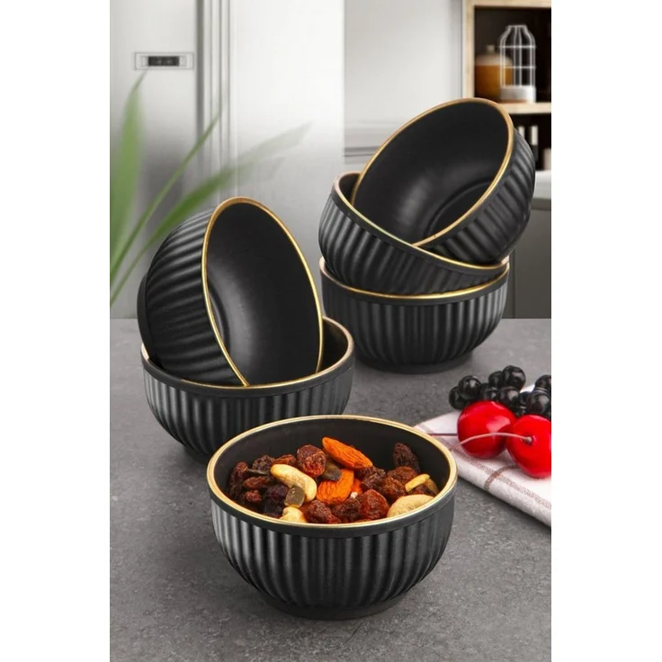 Hermia Concept Schüssel Erika,(6 Stücke), Schüssel -Set, Schwarz, 100% Plastik – Bild 5