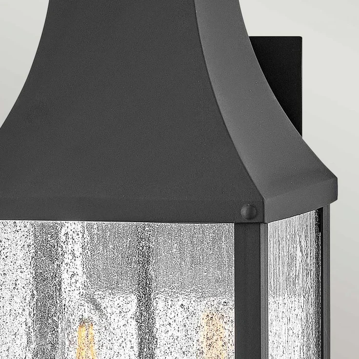 Elstead Lighting Beacon Hill Wandleuchte Medium 2-Light Schwarz IP44 E14 – Bild 4