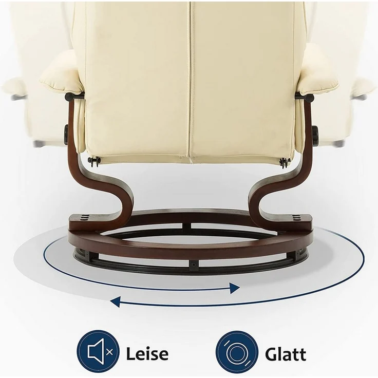 MCombo TV-Sessel M MCombo Relaxsessel mit Hocker Fernsehsessel 9019 (M MCombo Relaxsessel mit Hocker), mit Relaxfunktion – Bild 2